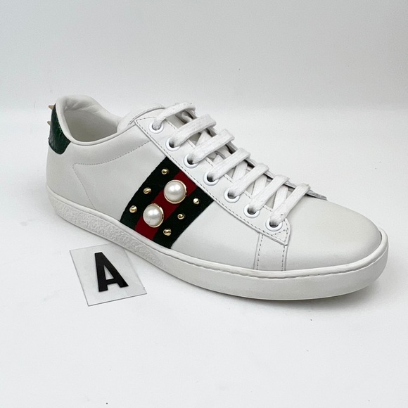 gucci ace studded sneaker